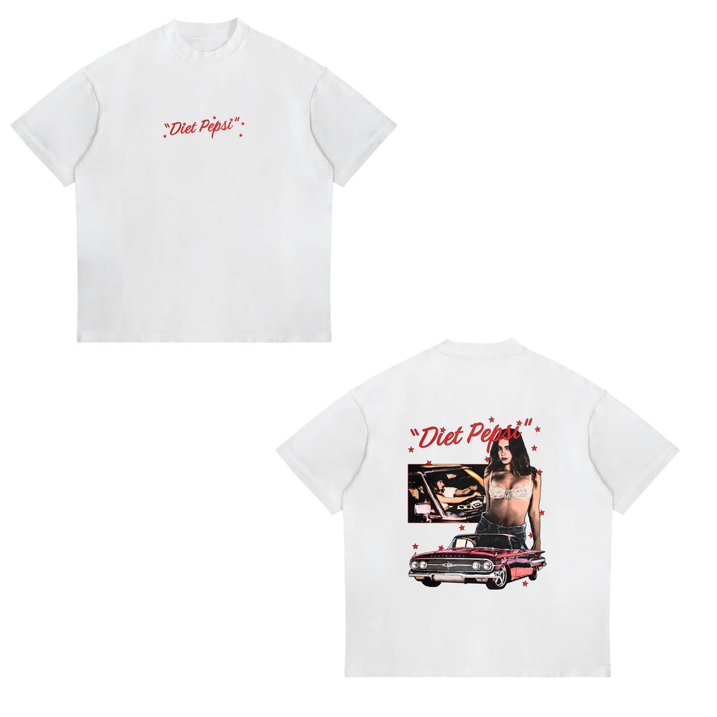 Addison Rae 20252026 Tour Vintage Graphic T Shirt Unisex Women Fashion Aesthetics Tshirt Shortsleeved Cotton Harajuku Tshirts