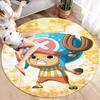 One Piece Tony Tony Chopper Round Area Rug Carpet Rug For Living Room Bedroom Sofa Playroom Decor Nonslip Floor Mat