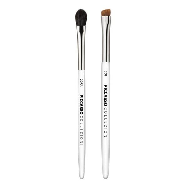 

Кисти для макияжа глаз Picasso Collezioni Essential 207A + 301, набор 1 комплект, самый популярный косметический аксессуар в Корее