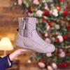 Stivali da donna casual invernali caldi stivali da neve scarpe di cotone peluche