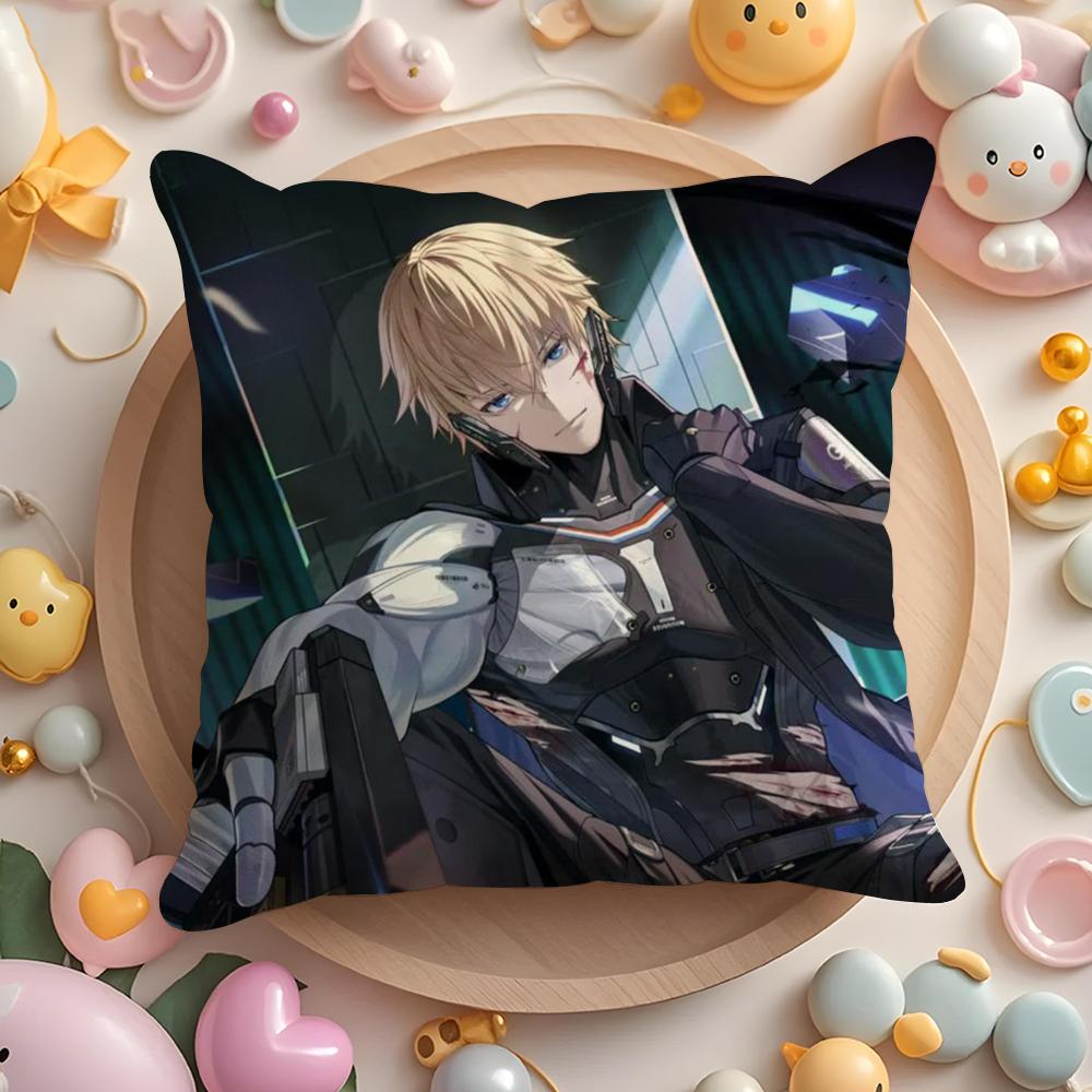 

P-Punishing Gray Raven Pillow Case Short Plush Double-Sided Printing Home Machine Washable in Warm Winter Cushion Cover 12x12Inch