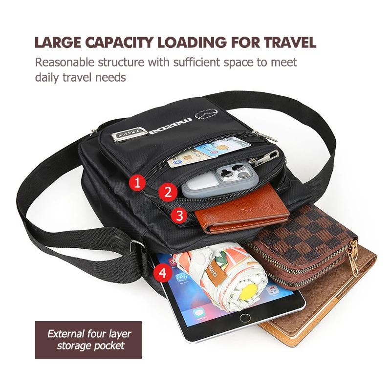 2025 Hot Oxford Shoulder Bag Mobile Phone Waist Pack Crossbody Handbag For Mazda Axela Atenza CX9 MX3 MX5 RX8 RX7 MX30 CX30