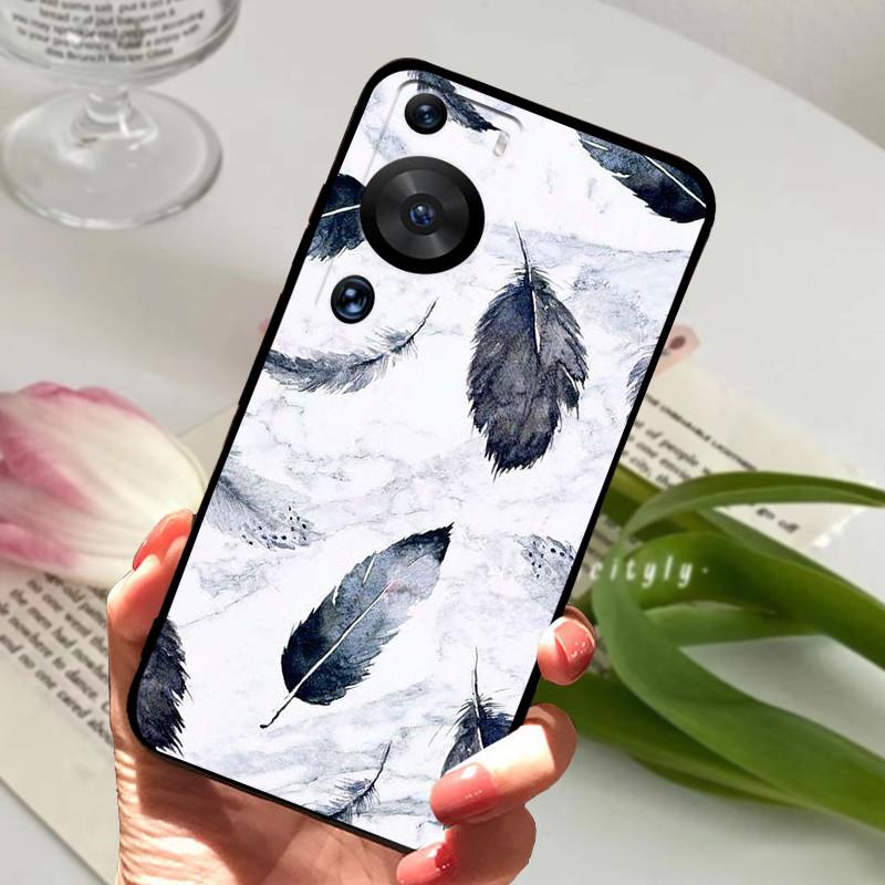 For Huawei P60 Case Soft Silicone TPU Phone back Cover For Huawei P60 Pro Cases Animal Bumper For HuaweiP60 P60Pro Protective