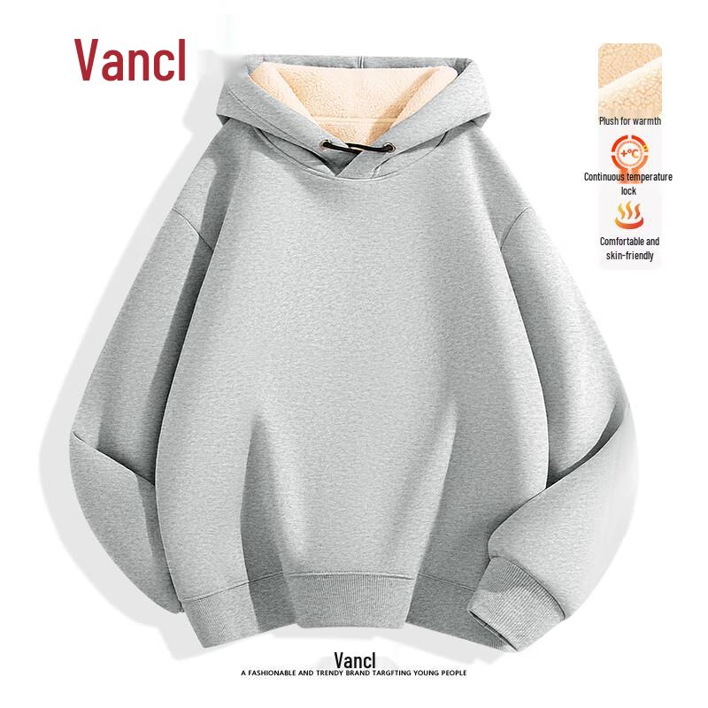 

VANCL Men s Fleece Lined Hooded Sweatshirt 2XL