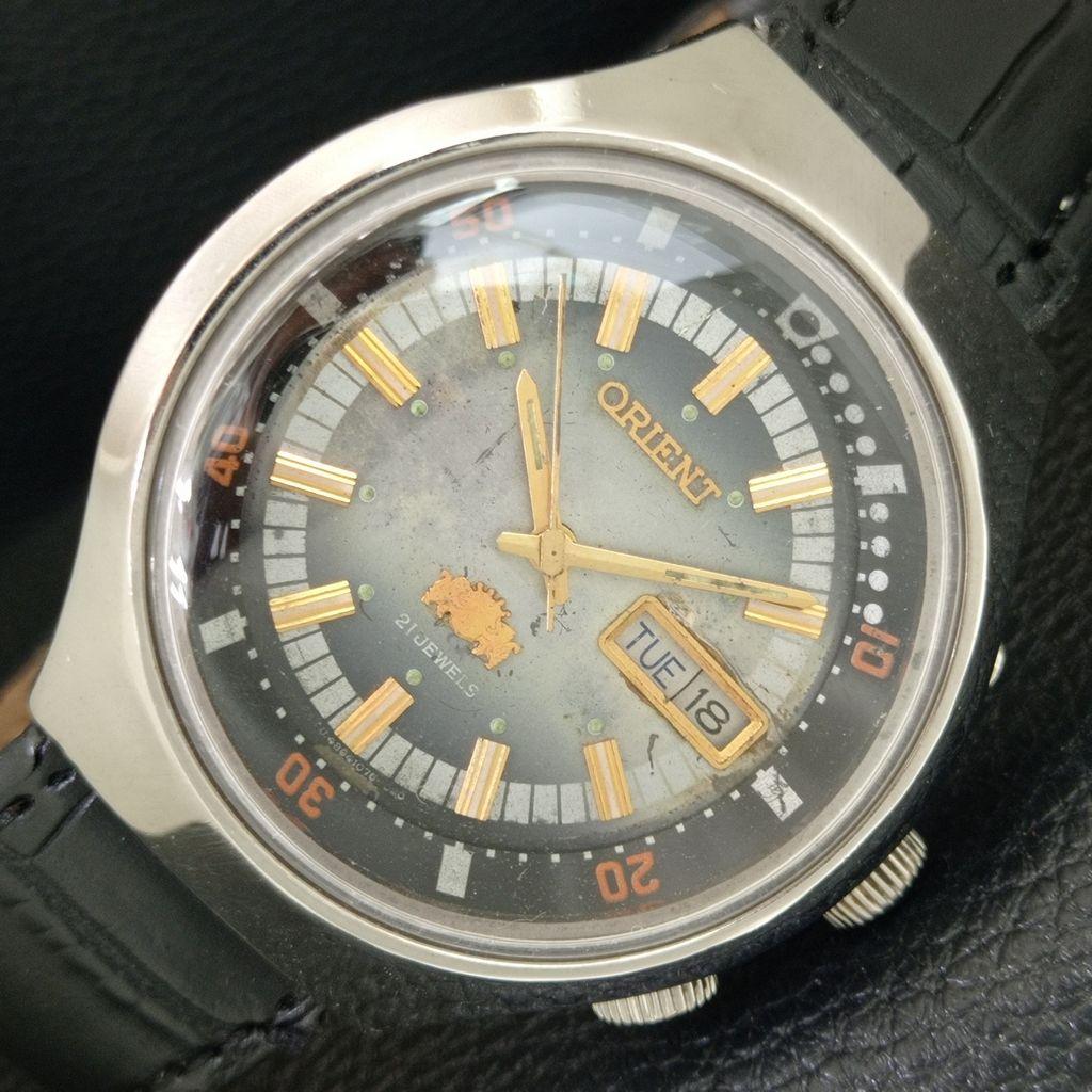 

AUTOMATIC VINTAGE ORIENT 46941 JAPAN MENS ORIGINAL DIAL WATCH a706300-1