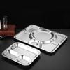 ARKIE 304 Stainless Steel Divided Dinner Plate