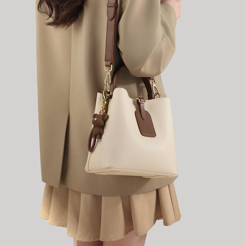 Bucket Bag for Women 2025 New Genuine Leather Women's Bag Autumn Winter Hot Sale Large Capacity Shoulder Handbag Crossbody Bag