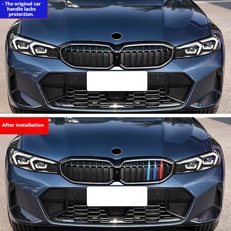 Car Styling For BMW3 Series G20 2025 Exterior Accessories Front Head Grille Grill Decoration Ring Molding Garnish Cover Trim
