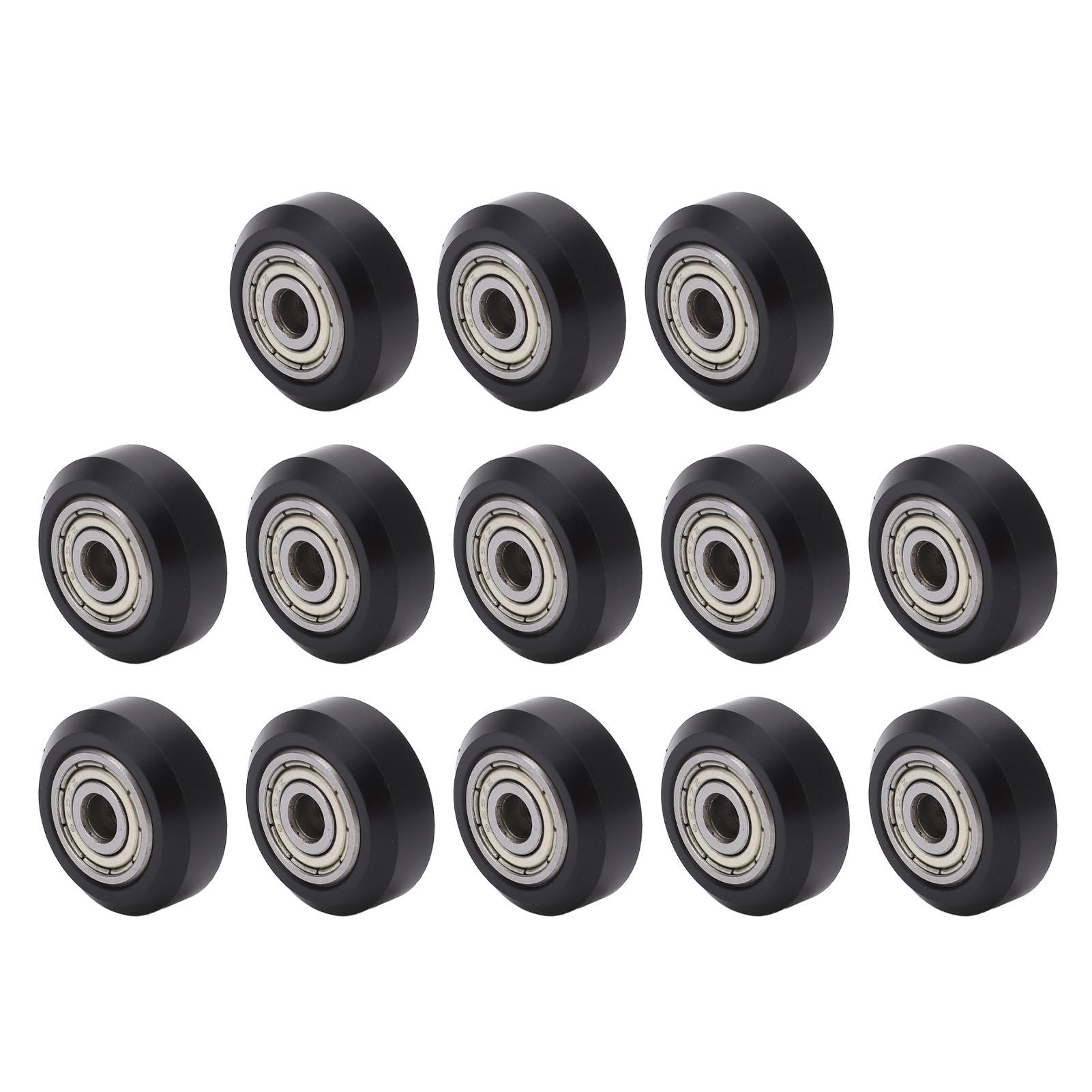 

13Pcs 3D Printer Wheel Carbon Steel Bearing POM Pulley Accessory for CNC Machine