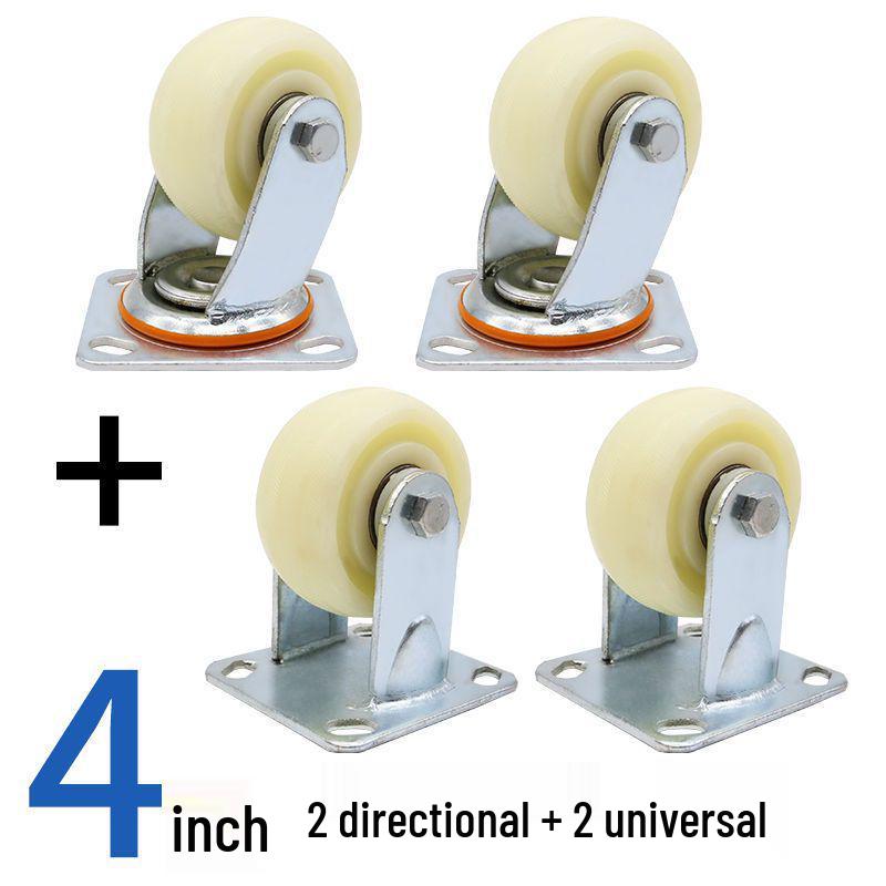 Сверхпрочные нейлоновые поворотные ролики: 4, 5, 6, 8 дюймовые промышленные колеса для тележек