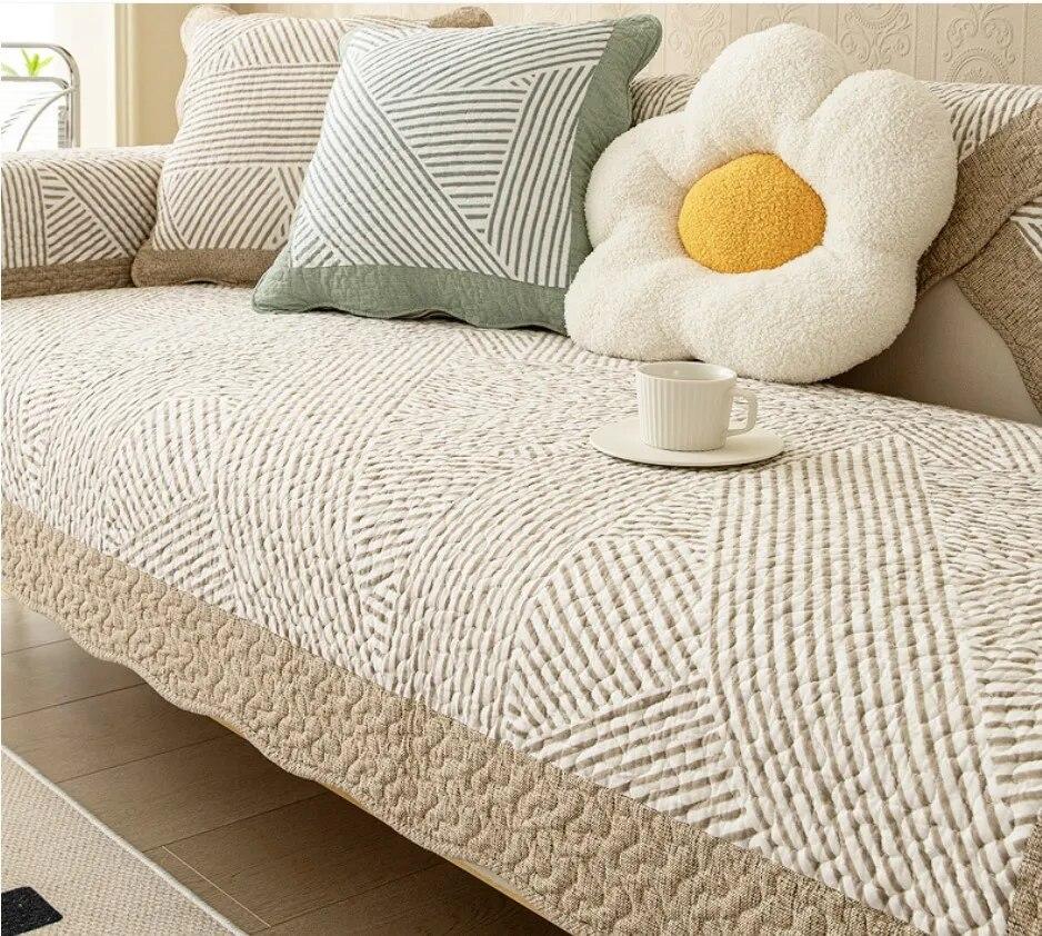 

Универсальная подушка для сиденья Four Seasons, диванная подушка, чехол для дивана, простой и современный противоскользящий коврик для дивана, тканевый кожаный чехол для дивана 70*70cm