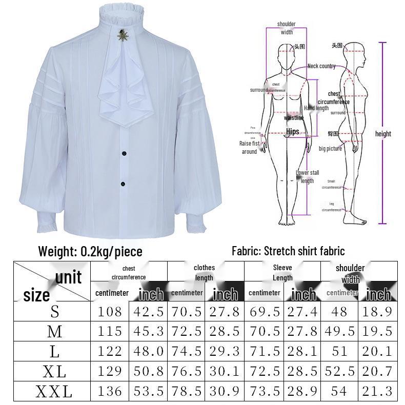 2025 Steampunk Retro Stehkragen Herrenmantel - Einfarbig Mode