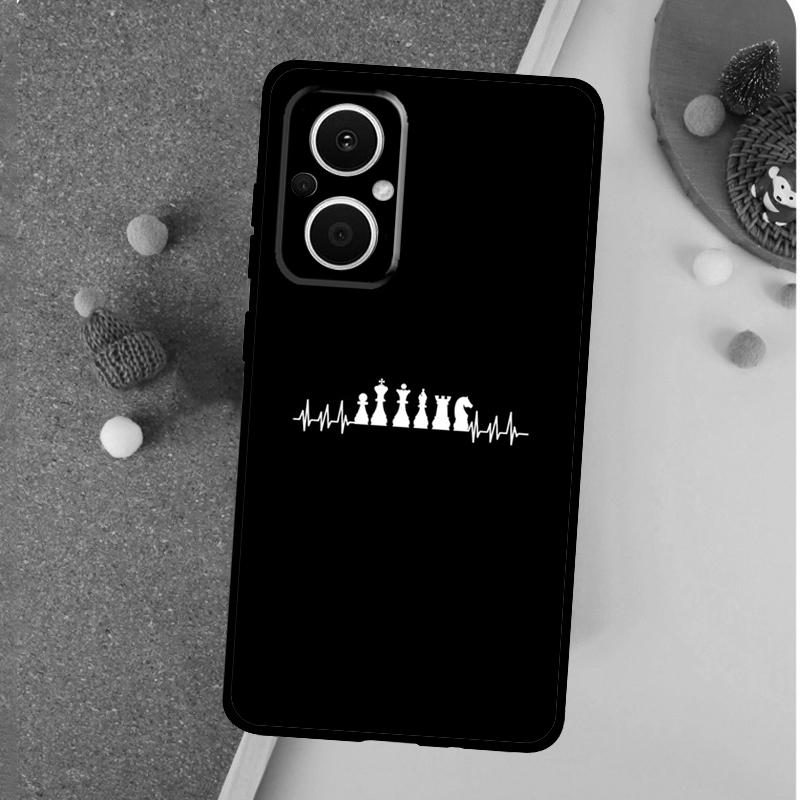 Chess Case For OPPO Reno 13F 12F 11F 8T 7 8 10 11 12 13 Pro OPPO Find X8 Pro X6 X3 X5 Lite Cover