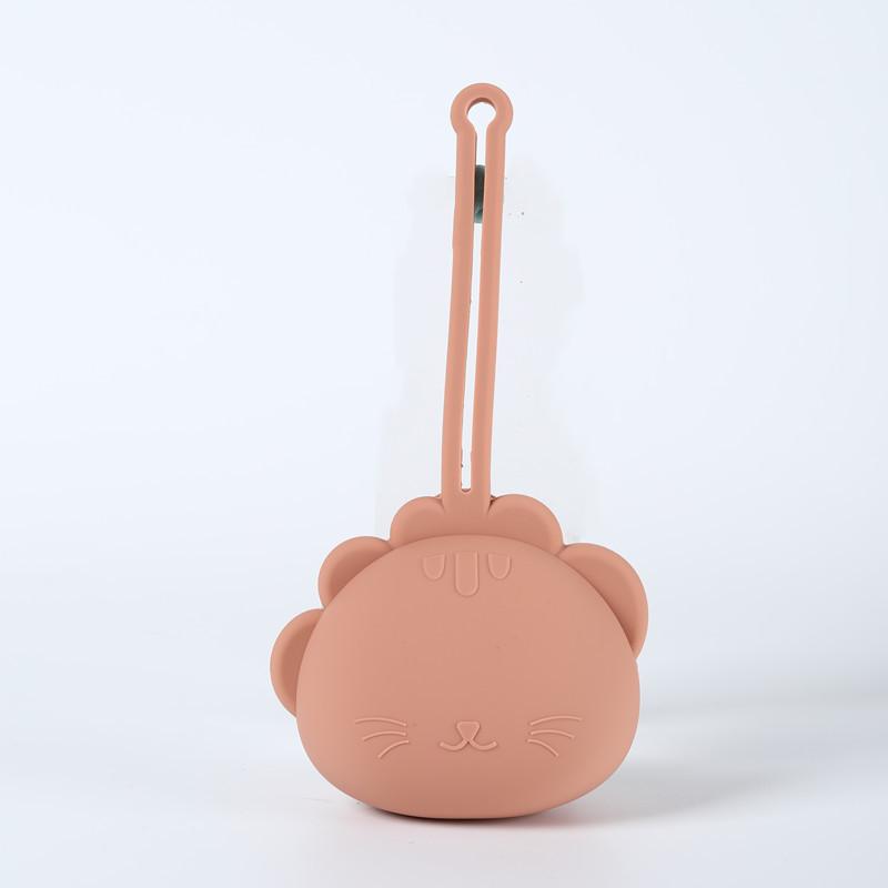 Pacifier Storage CasePortable Baby Pacifier Storage CaseSilicone Storage CasePacifier Drop-proof Case with Lanyard