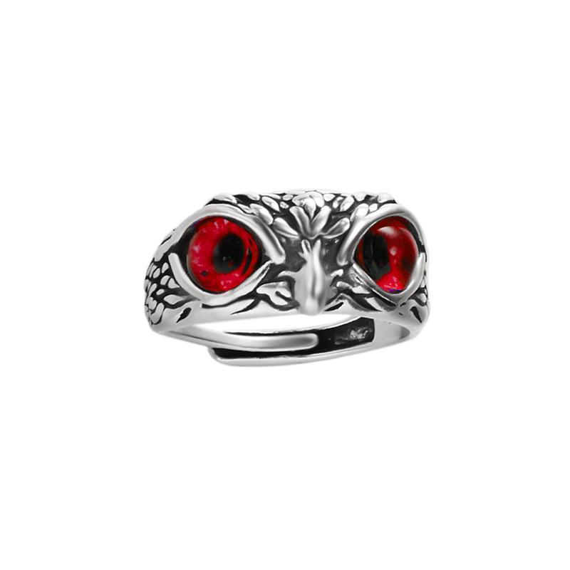 

Opening Adjustable Ring Alloy Branch Owl Ring Fashion Zircon Female Wedding Party Zircon Ring Women Man Rings Best Gift resizable