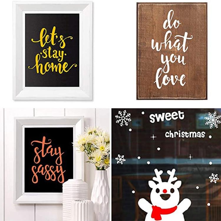 Estênceis de Serigrafia Tema Família 20x20cm Laváveis para Camisetas Artesanais Fabricação de Joias Impressão em Argila Tecido