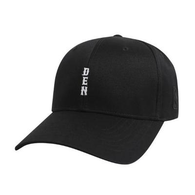 Unisex Denim Vertical Letter Oversized Hard Ball Cap N255AP431P