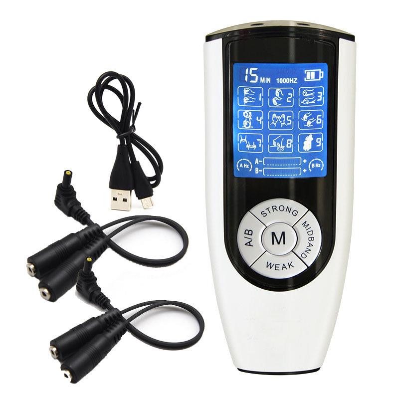 Electric Shock Urethral Dilator and Glans Stimulator for Adult Male SM Play