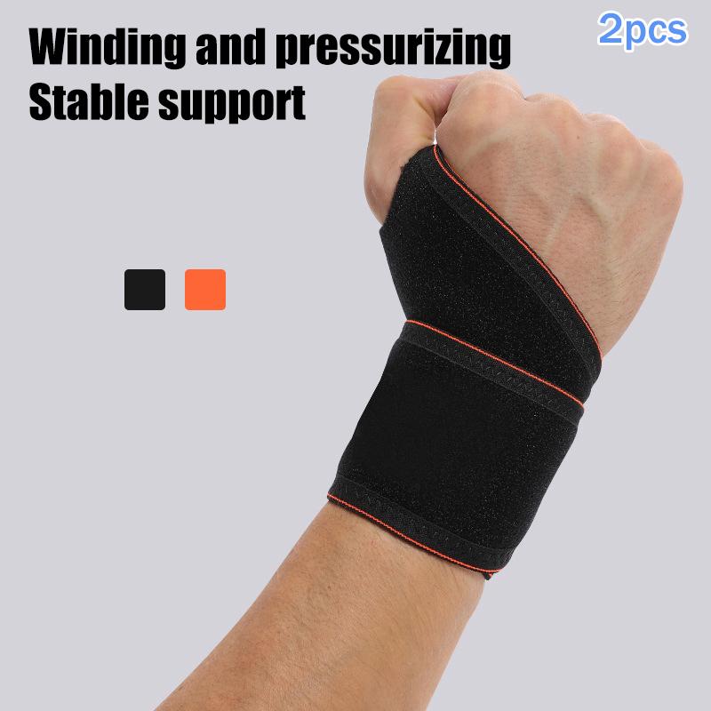 

2PCS Adjustable Wristband Carpal Tunnel Brace Wrist Support Sport Tendinitis Pain Relief For Arthritis Wrist Bandage Wrap