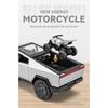 1/32 Tesla Cybertruck Zabawka Stop Off Road Diecast Metal Model Dźwięk i światło Pull Back Zabawka Prezent dla przyjaciół Dekoracyjne modne ozdoby