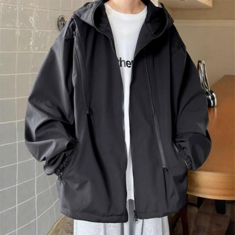 Unisex Hooded Jacket - Waterproof Windproof Casual Outdoor Coat Men Women