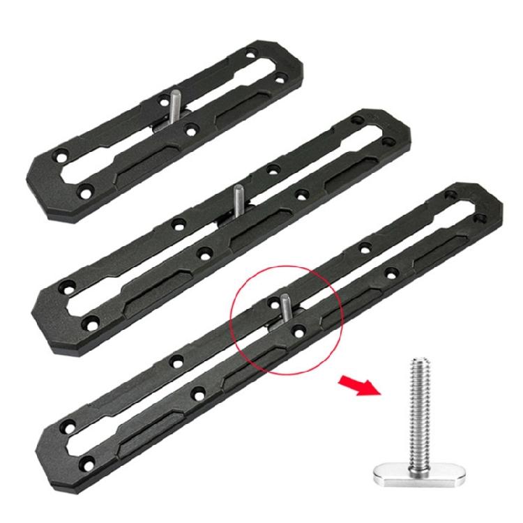 Kayak Rail Track, Paddle Holder Clip Rod Holder Accessories Mount Track, Easy To Install And Adjust, Fishing Gear Holder