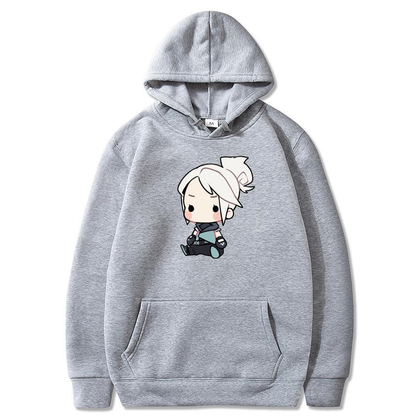 New VALORANT Hoodies Anime Cartoon FPS Game Print Streetwear Unisex Women Fashion Oversized Sweatshirts Hoodie Pullovers Tracksuits