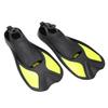 (Black Yellow XS) Outdoor Swimming Fins Soft Snorkel Diving Adult Shoes Black Yellow S