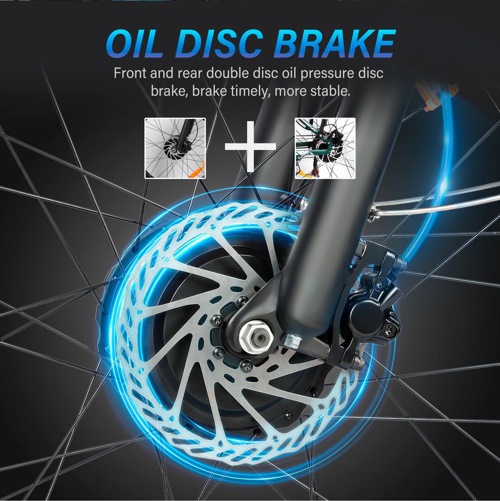 DP-2603 New 3000W Dual Motor Electric Bicycle 52V 32AH Removable Battery 26-inch Fat Tire Full Suspension Off-road Bicycle