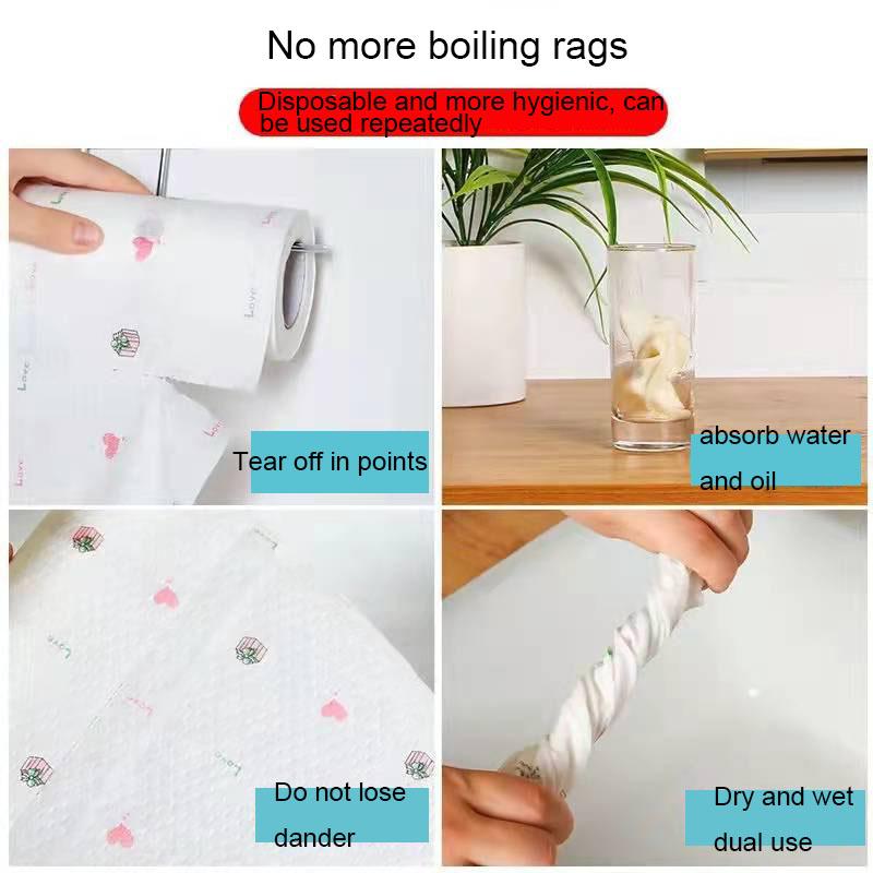 2 Serviettes Absorbantes Sans Peluches Pour Cuisine Et Salle De Bain - Rose, Avec Cordon De Suspension