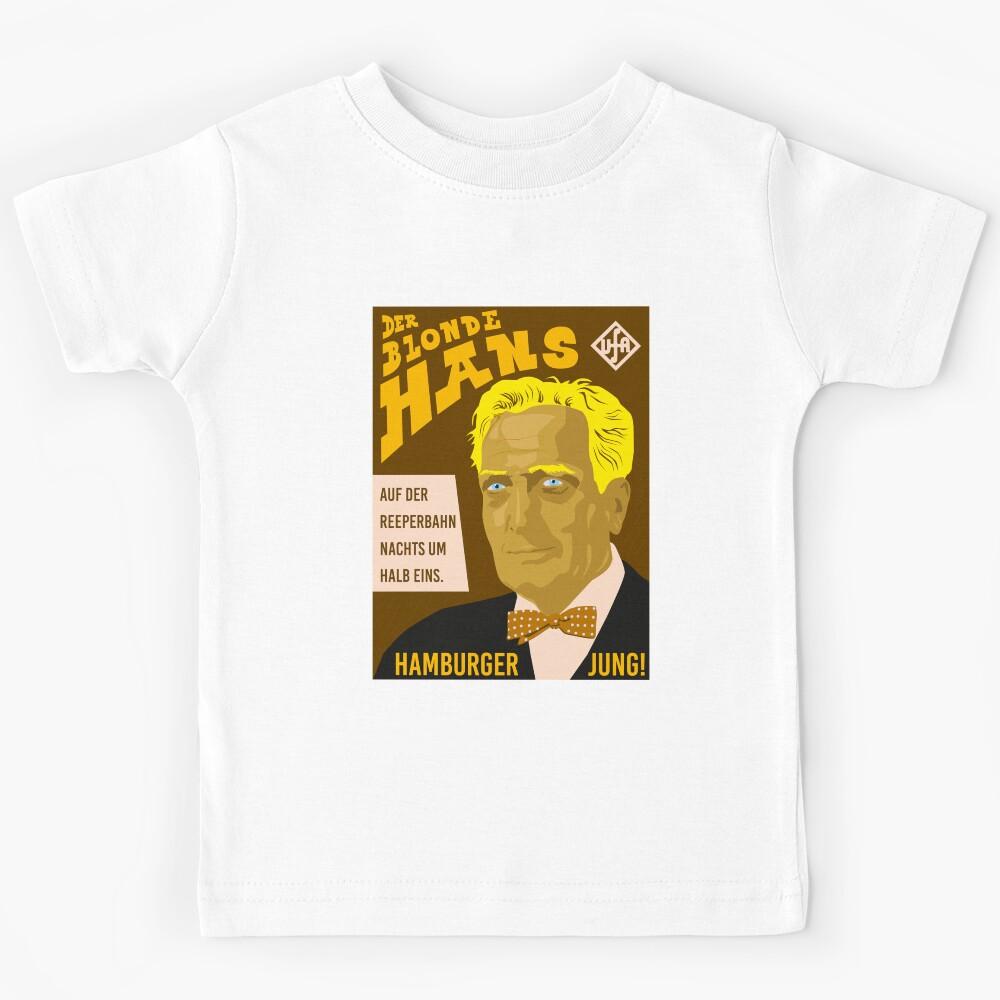 Hans Albers Tribute - Timeless Elegance in Classical Portrait Design Kids T-Shirt 160