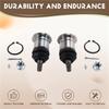 Front Upper Arm Correction Ball Joint 1Pair Left Right Set 1.0 Inch Inch(25 Mm) For Land Cruiser Prado 120 150 2002-