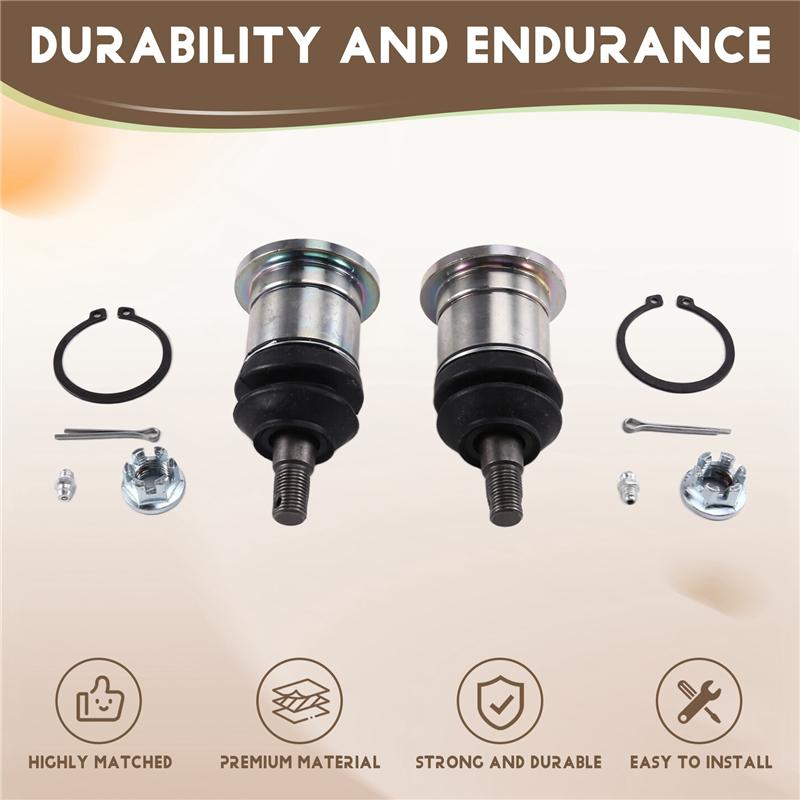 Front Upper Arm Correction Ball Joint 1Pair Left Right Set 1.0 Inch Inch(25 Mm) For Land Cruiser Prado 120 150 2002-