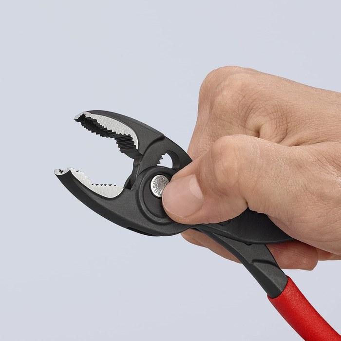Knipex Twin Grip Slip Joint Pliers 8201-200SB (Red/Black, 200mm)
