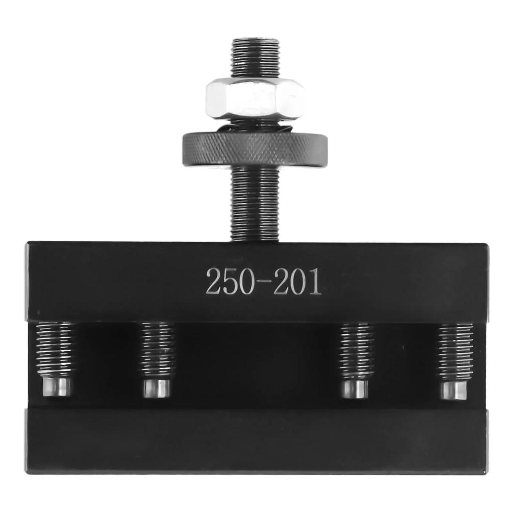 For Lathe Workshop Tools Holder Steel 1* NO.250 - 201 Post 10 - 15" 80x75x25mm Black Quick Change High Quality