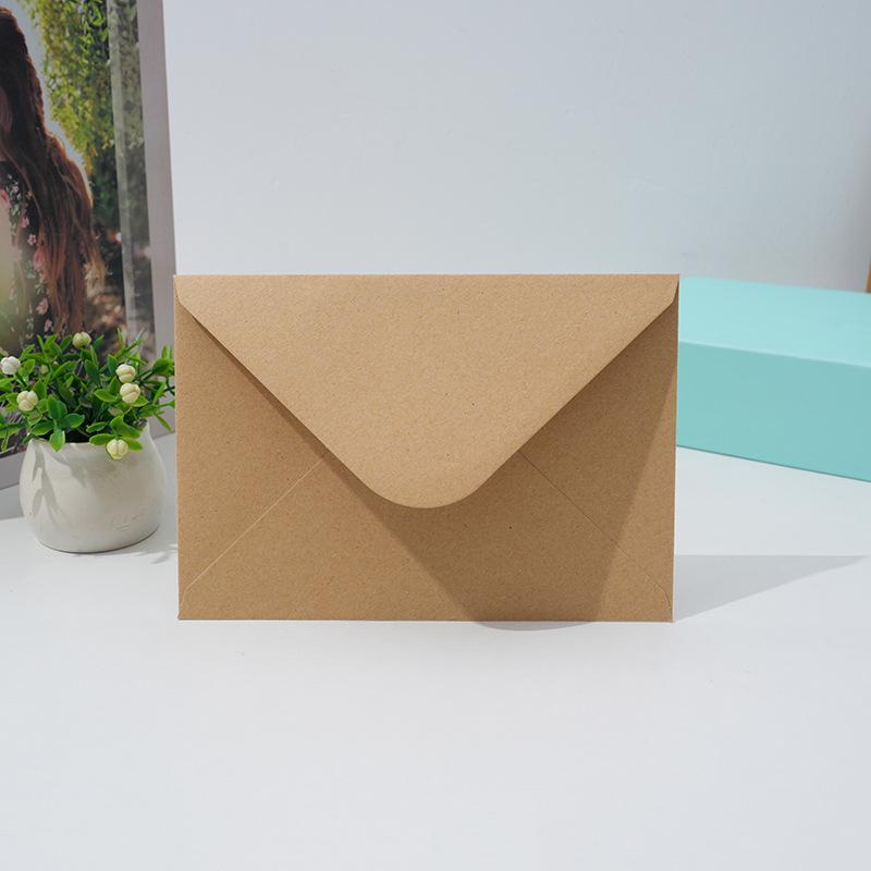 Retro Kraft Paper Greeting Card & Invitation Envelope Storage Bag