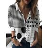 New Large Size Lapel Women's Shirts Butterfly Pattern Women's Button Down Shirts Fashionable Women's Temperament Women's Shirts