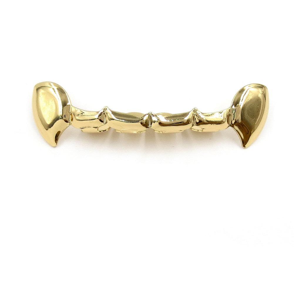 Personalizované Hip-Hop Tesáky Zlaté Zuby Grillz Zlaté Falešné Zuby