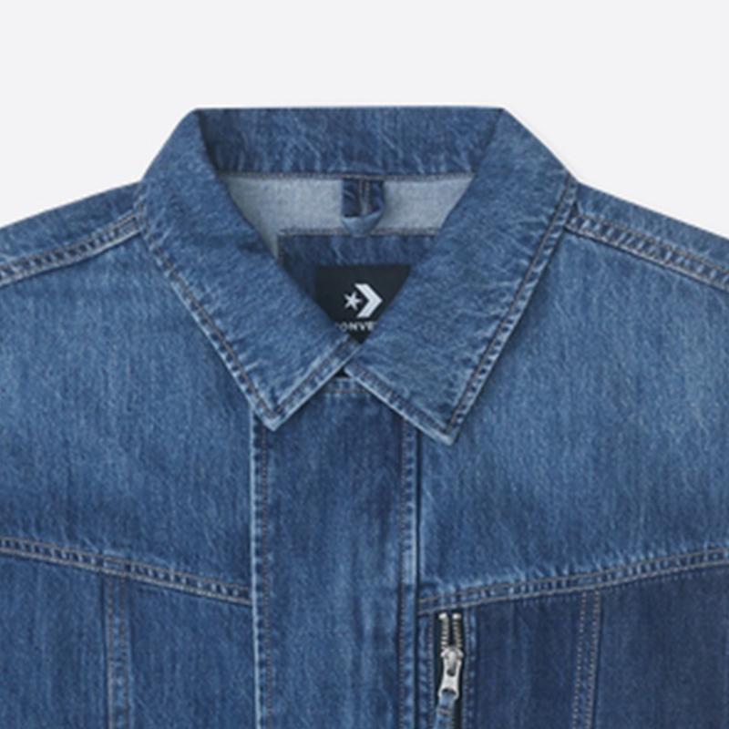 New Converse Vests Unisex Blue 10027211-A01