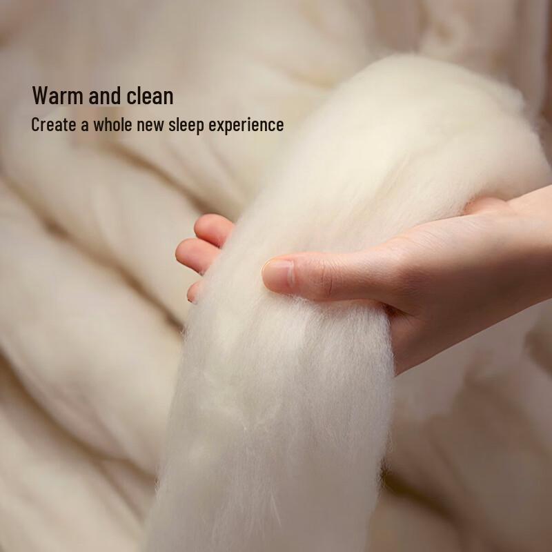 Mercury Home Textiles Antibacterial Australian Wool Winter Quilt