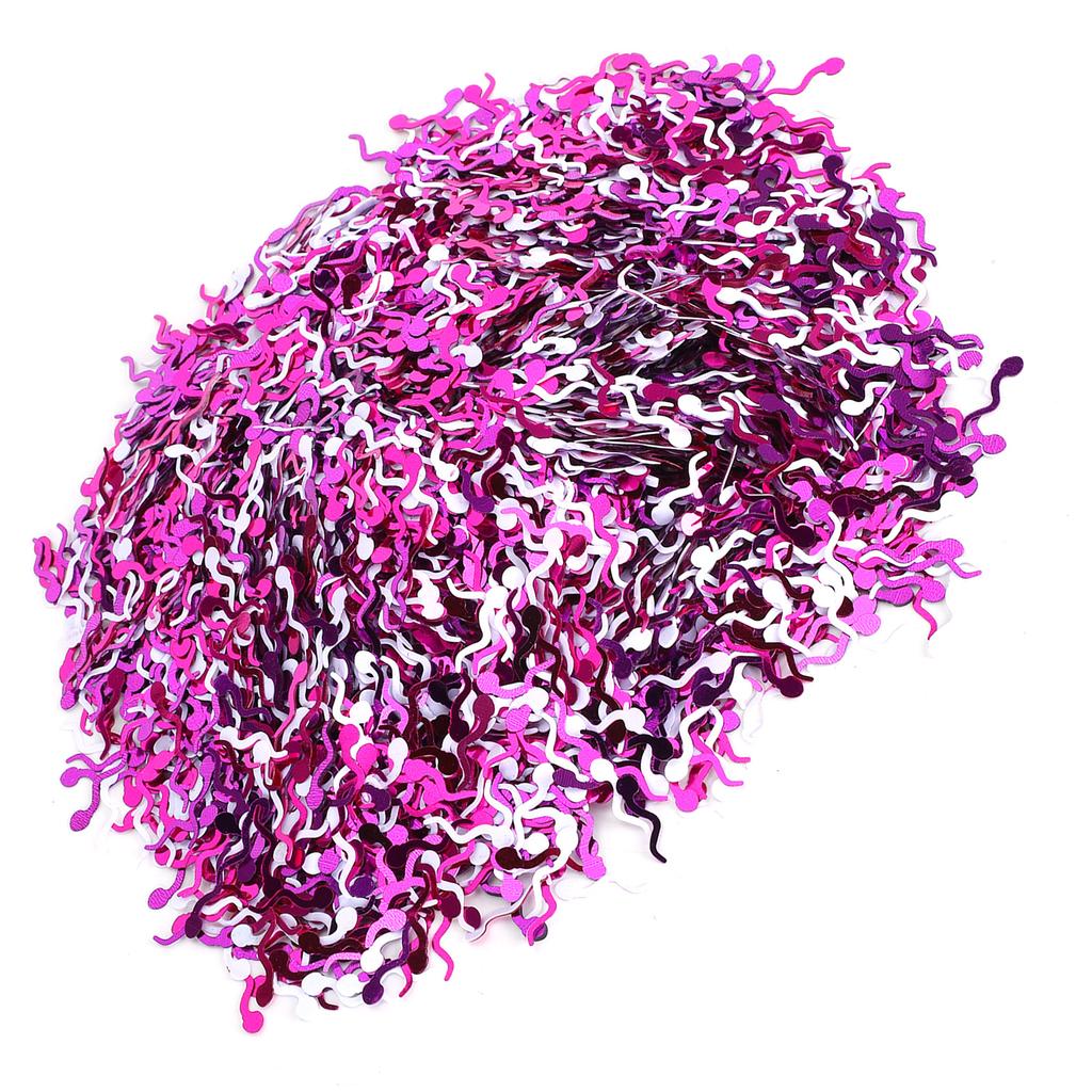 Confetti Tadpole Shape Bath Party Sequins Sprinkles Part Wedding Decoration Supplies