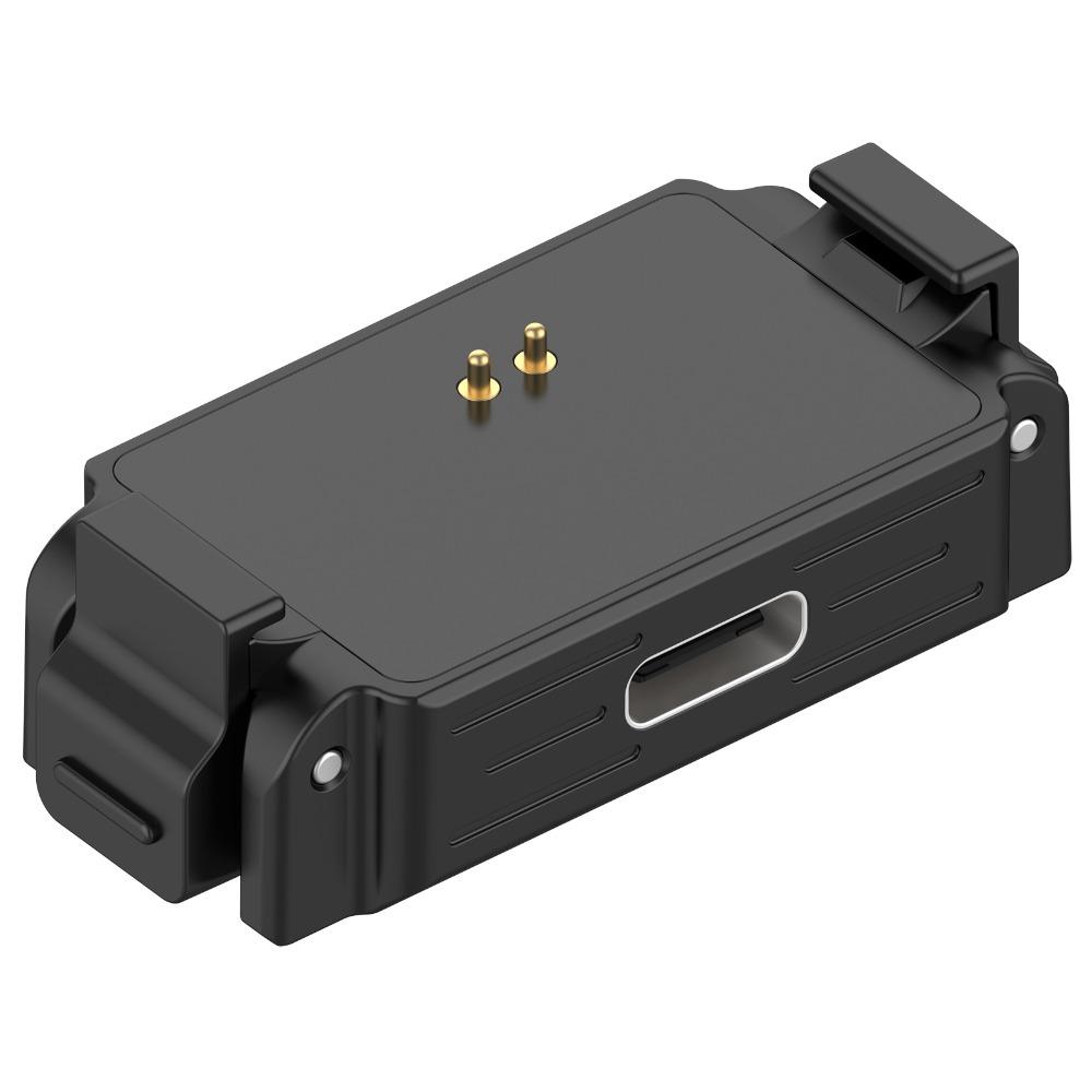 

Quick Release Charging Base Adapter Type C Zinc Alloy Magnetic Mount with 1/4 Screw Lightweight for DJI Osmo Nano чорний