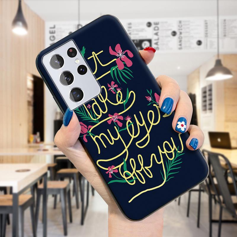 Womens Ladies Fashion Flower Pattern Silm Soft Silicone TPU Case Cover