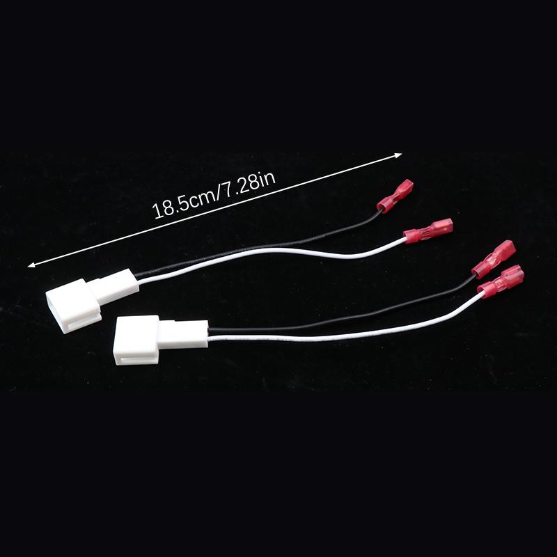 1Pair Car Tweeter Dash Front Speaker Wire Harness Adapter Cable Connector Wiring Cable For Camry Scion