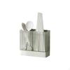 Chopsticks Holder Kitchen Organizer, Multifunctional Draining Rack Cream White