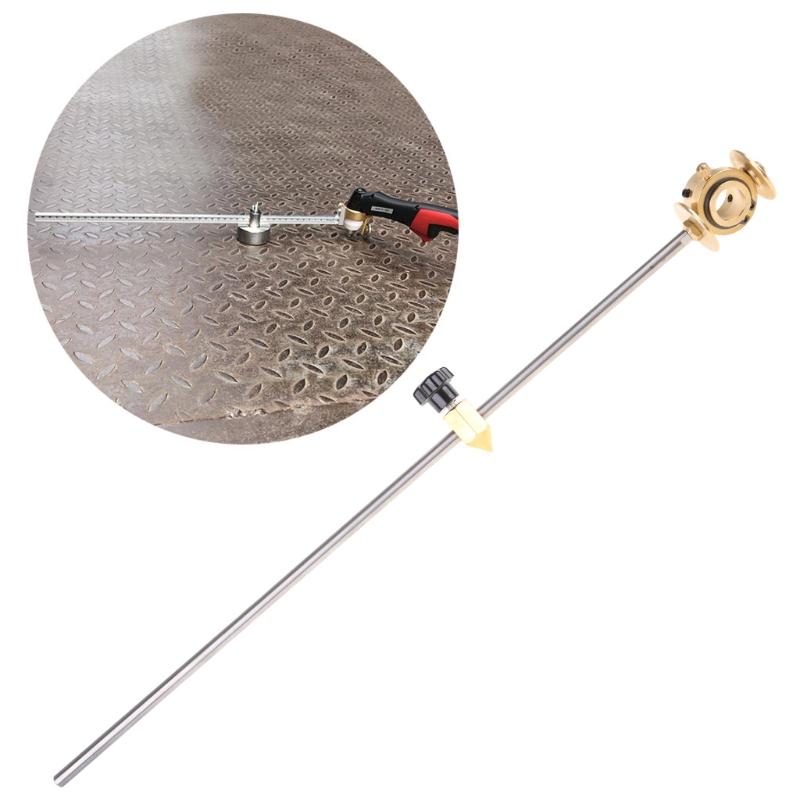 

Torch Round Compass Cutting Roller Guide Wheel Plasma Cutter Cutting Torch for w/ Scale