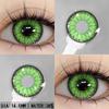 1 Par Fargede Kontaktlinser for Øyesminke Farge Pupiller Lilla Linser Øyekontakt Røde Kontaktlinser Myke Øyelinser