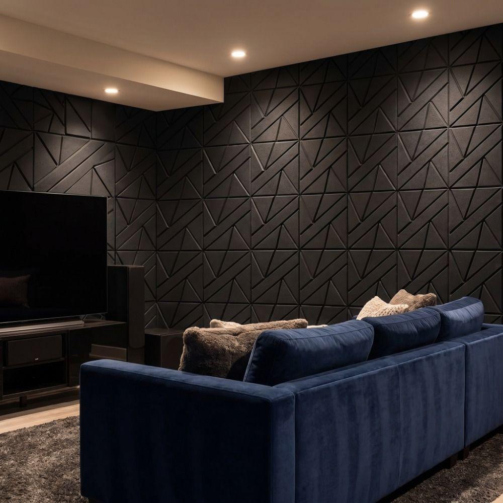Square Shape Soundproof Panels High Density Felt Panels Wall Stickers Recording Studio