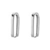 High-end Paper Clip Square Earrings Simple Personality Design Trendy Gift Elegant Lady's Classic Accessories Casual Daily Fashion Jewelry