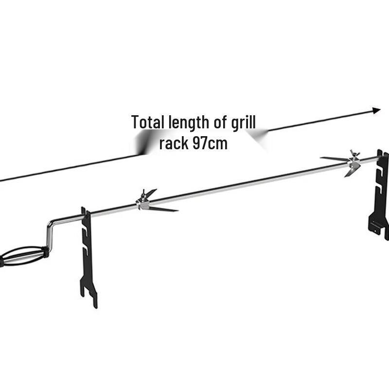Zhichu Stainless Steel BBQ Rotisserie Stand